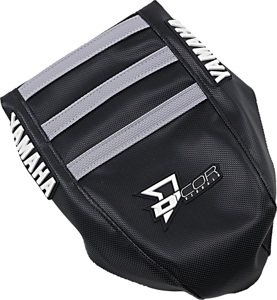 D'Cor Visuals Seat Cover - Black/Gray - Yz '02-'21 30-50-134