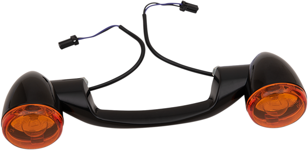 Drag Specialties Rear Turn Signal Kit - Harley Davidson - Black