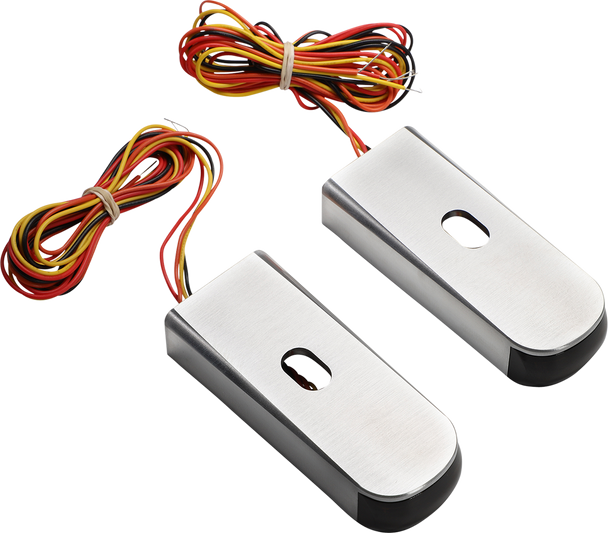 Alloy Art Strut Light - Led - Red/Raw '06-'17 Fxd Dsl8-2R