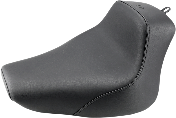 Saddlemen Heels Down Solo Seat - Without Backrest - Plain - Black 800-01-0021