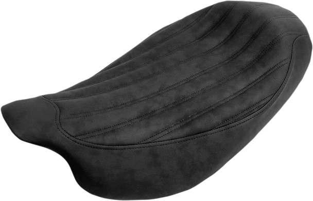 Saddlemen Knuckle Solo Seat - Ribbed - Black - '08-'23 Fl 808-07B-0023