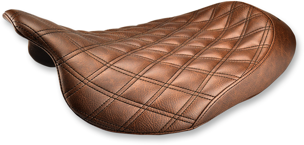 Saddlemen Renegade Solo Seat - Lattice Stitched - Brown - '08-'23 Fl 808-07B-002Bls