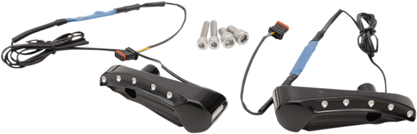 Covingtons Turn Signal - Dimpled - Black - Fltr C1300-B