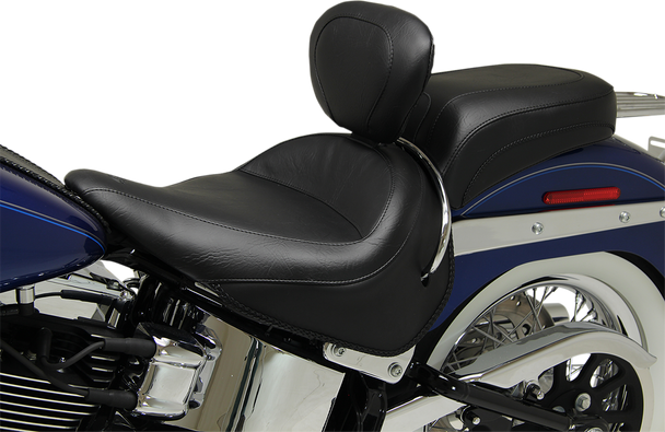 Mustang Wide Rear Seat - Studded - Black - Flst '05-'17 76236