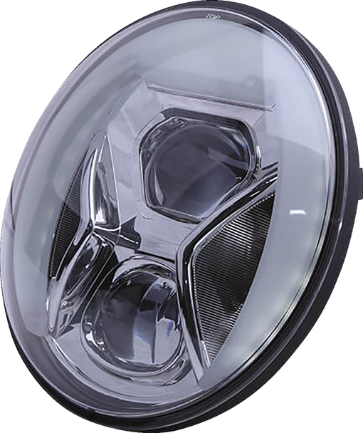 Highsider Adaptive Headlight - 7" - Chrome 226-002