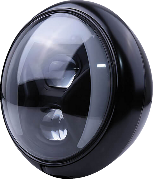 Highsider Adaptive Headlight With Housing - 7" - Black 223-239