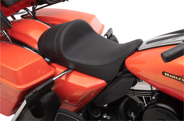 Drag Specialties Low Profile Solo Seat - Forward - Smooth - Fl '08-'23