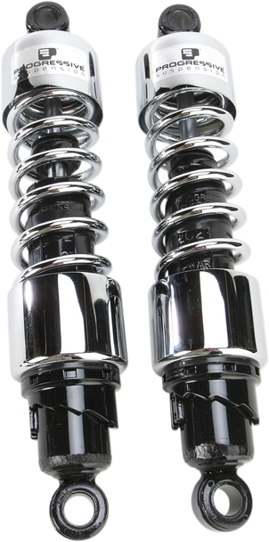 Progressive Suspension Shocks - 412 Cruiser Series - Chrome - 13" - Standard 412-4218C