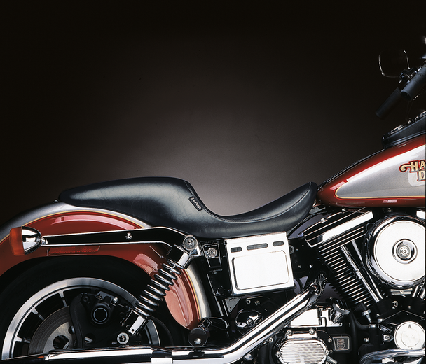 Le Pera Silhouette Up-Front Seat - Full-Length - Smooth - Black - Fxd '96-'03 Lnu-861