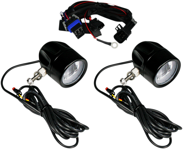 Custom Dynamics Led Fog Light - Indian - Black Pb-Fog-Ind-B