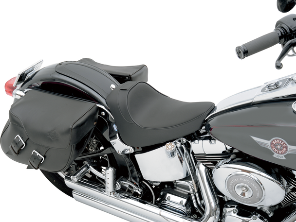 Drag Specialties Solo Seat - Smooth - Driver Backrest - Fl/Fx '00-'06