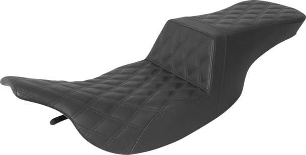 Saddlemen Tour Step-Up Seat - Full Lattice Stitch - Black - Fl '97-'07 897-07-195