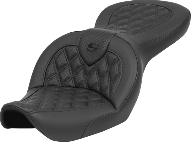 Roadsofa Seat - Without Backrest - Lattice Stitch - Fxdwg '96-'23 896-05-182