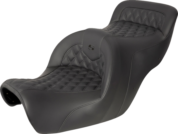 Saddlemen Seat - Roadsofa - Without Backrest - Full Lattice Stitch - Black H88-07-182