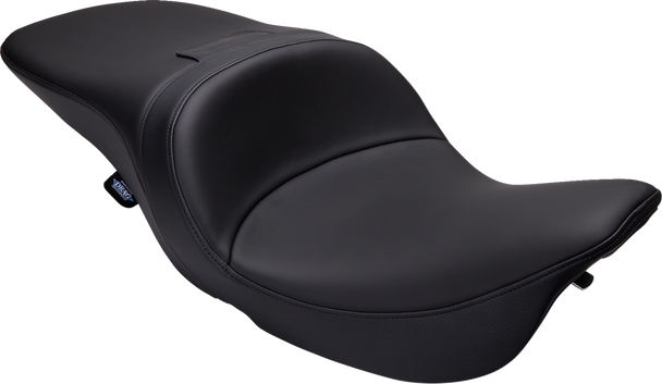 Drag Specialties Freedom Seat - Solar Leather - Black - Flh '97-'07
