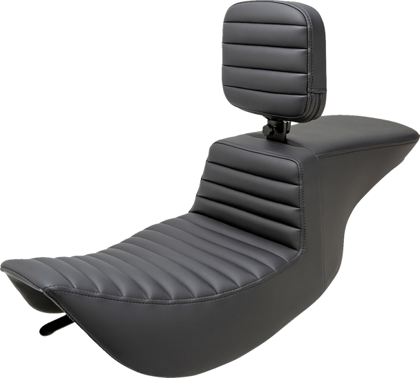 Saddlemen Tour Step-Up Seat - Rider Backrest - Tuck-N-Roll - Flhr/Flhx '97-'07 897-06-191Br