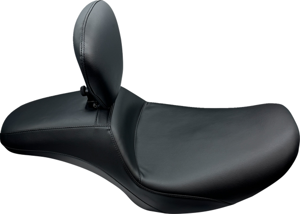 Outcast Daddy Long Legs Seat - W/ Backrest - Smooth - Flh/Flt '23-'24 Lv-987Dlbr