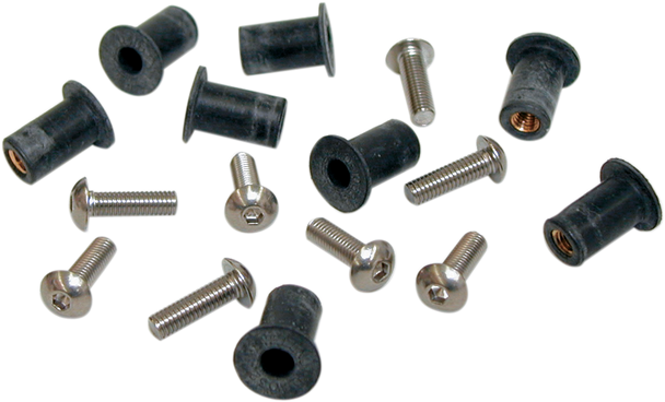 Windscreen Well Nuts 32-140