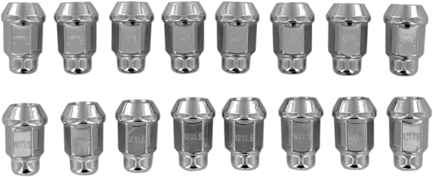Itp Lug Nut - 60 Tapered - Chrome - 12 Mm X 1.5" Alug18Bx