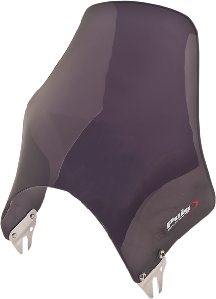 Puig Hi-Tech Parts Naked Windshield - Dark Smoke 0869F