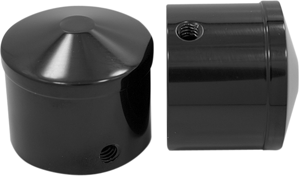 Avon Grips Front Axle Nut Cover - Black - Air Cushion - 1" Axl-Air-Ano