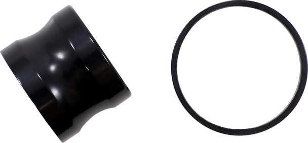 Covingtons Axle Spacers - Smooth - Black - With Abs - Pair C0008-B