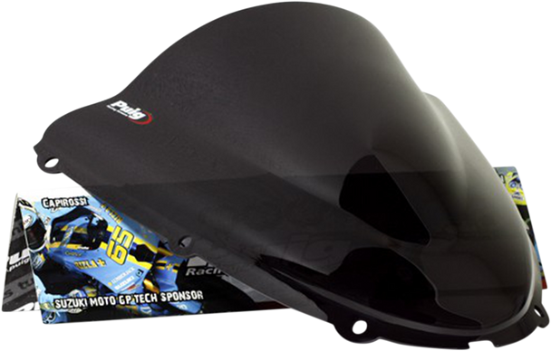 Puig Hi-Tech Parts Race Windscreen - 15-3/4" - Dark Smoke - Ninja 4053F