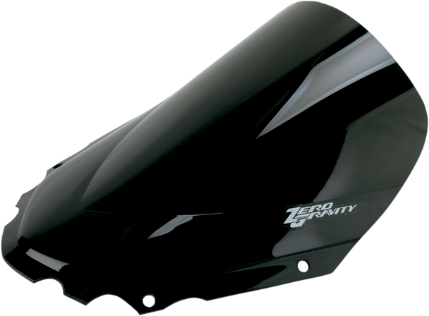 Zero Gravity Double Bubble Windscreen - Dark Smoke - Klr 16-206-19