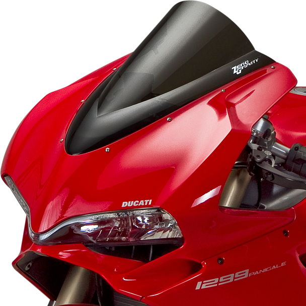 Zero Gravity Double Bubble Windscreen - Smoke - Panigale 1299 16-739-02