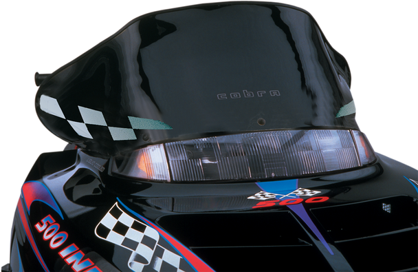 Powermadd Windshield - 12" - Black - Polaris 11320