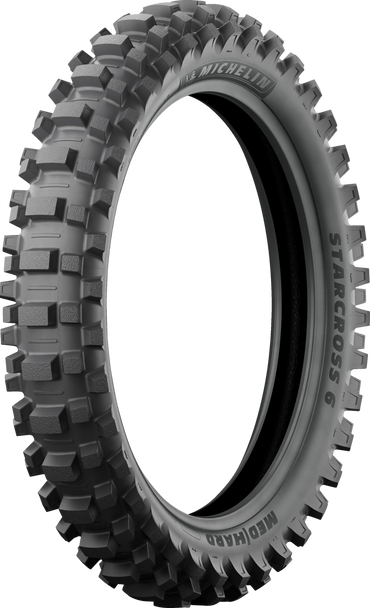 Michelin Tire - Starcross 6 Medium Hard - Rear - 110/90-19 - 62M 46682