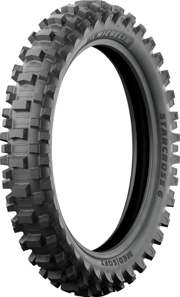 Michelin Tire - Starcross 6 Medium Soft - Rear - 120/80-19 - 63M 51903
