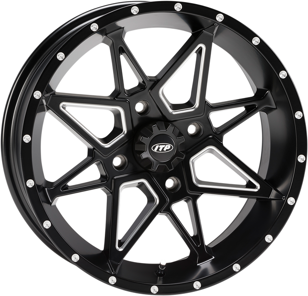 Itp Wheel - Tornado - Front/Rear - Black - 14X7 - 4/156 - 4+3 1421952727B