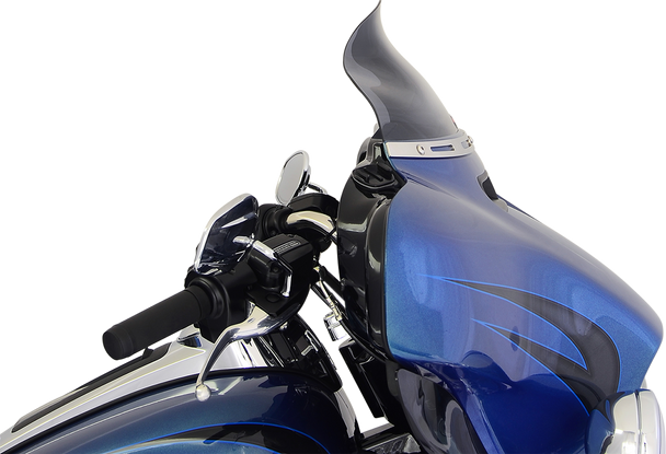 Klock Werks Flare Windshield - 6-1/2" - Dark Smoke - '14-'23 Flht Kww-01-0199-2014