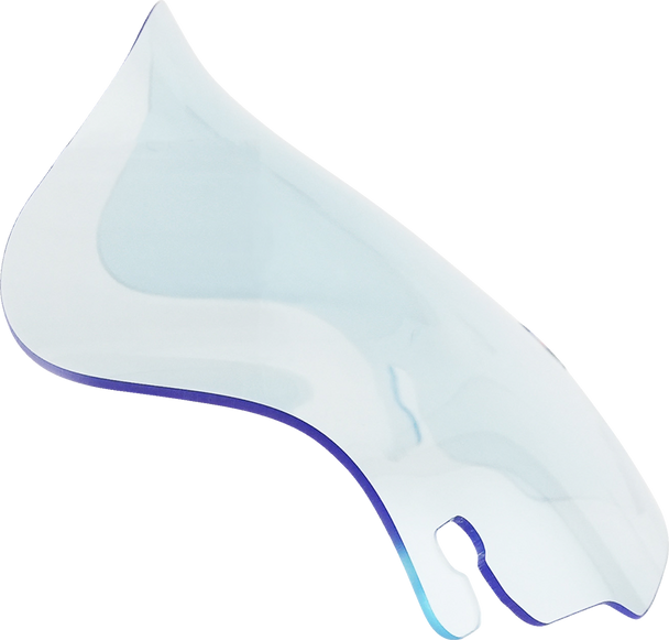 Klock Werks Kolor Flare Windshield - 6.5" - Blue Ice - Flh Kww-01-0642