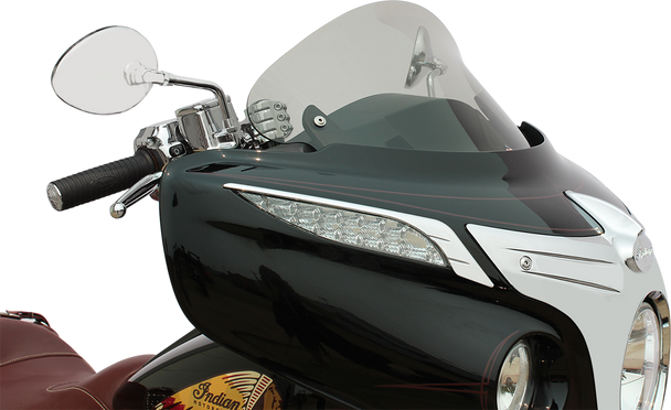 Klock Werks Flare Windshield - 10" - Short - Tinted - Chief Kww-04-0039