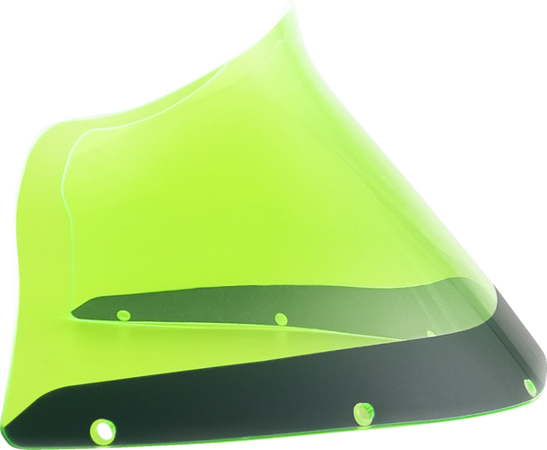 Klock Werks Kolor Flare Windshield - 9" - Green Ice - Fxrp Kww-02-0610