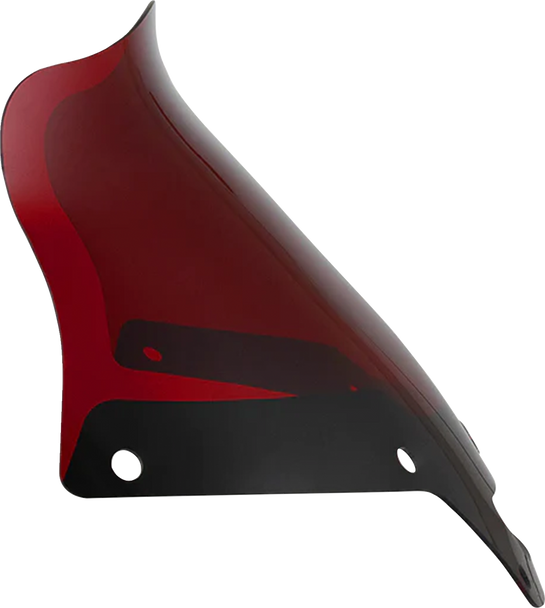 Klock Werks Kolor Flare Sport Windshield - 8" - Red - Fxlrst Kww-02-0629