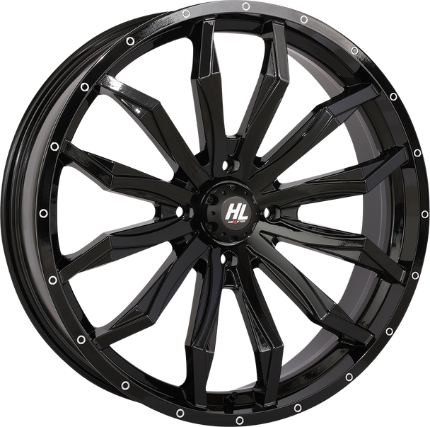 High Lifter Wheel - Hl21 - Front/Rear - Gloss Black - 22X7 - 4/137 - 4+3 (+10 Mm) 22Hl21-1237