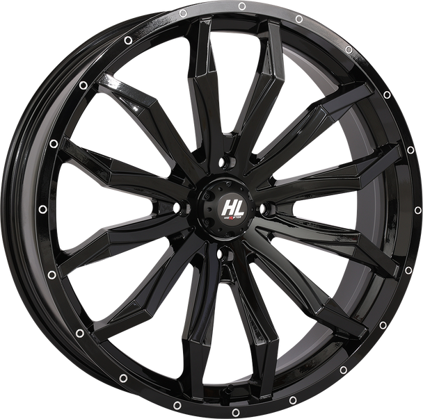 High Lifter Wheel - Hl21 - Front/Rear - Gloss Black - 22X7 - 5/4.5 - 4+3 (+10 Mm) 22Hl21-1245