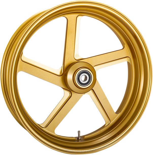Performance Machine (Pm) Wheel - Pro-Am - Front - Dual Disc/With Abs - Gold Ops - 18X5.5 1204-7814R-Pro-Smg