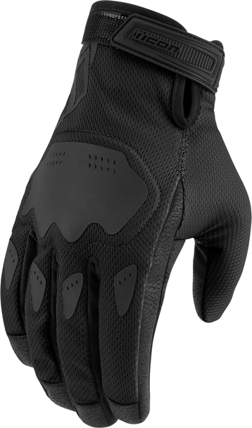 Icon Women'S Hooligan Ce Gloves - Black - 2Xl