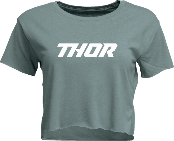 Women'S Corp Crop T-Shirt - Mineral - Small