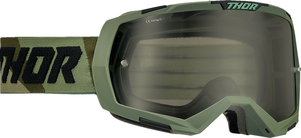Thor Regiment Goggles - Camo/Black - Smoke