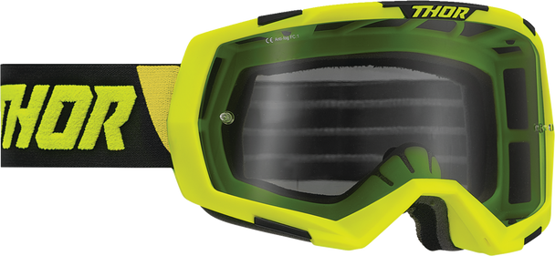 Thor Regiment Goggles - Lime/Black - Smoke