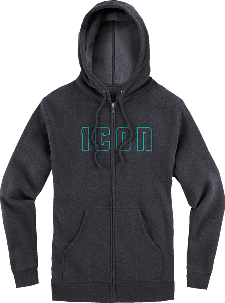 Icon Women'S Kat Stevens Hoodie - Charcoal - Large