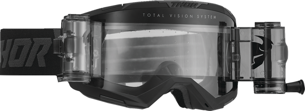 Thor Regiment Storm Roll-Off Goggle - Storm Black - Clear