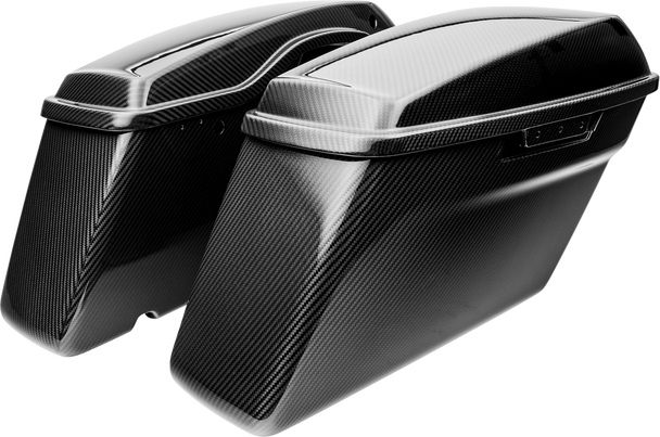 Slyfox Saddlebag Bottoms - Carbon Gloss - Fl '14-'23 1020-Sbtc-G