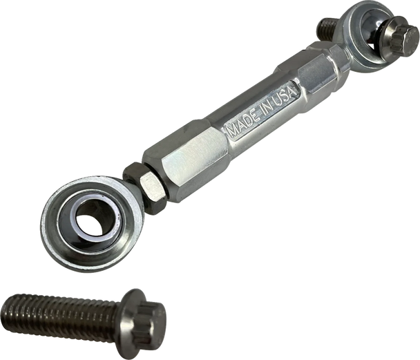 Alloy Art Adjustable Stabilizer Link - Front - Raw Machined - Touring Cfl-1
