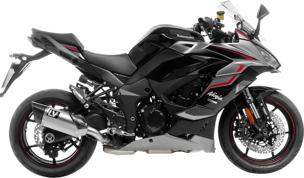Leovince Lv-14 R Slip-On Muffler - Titanium - Kawasaki Ninja 1000 15602Tu